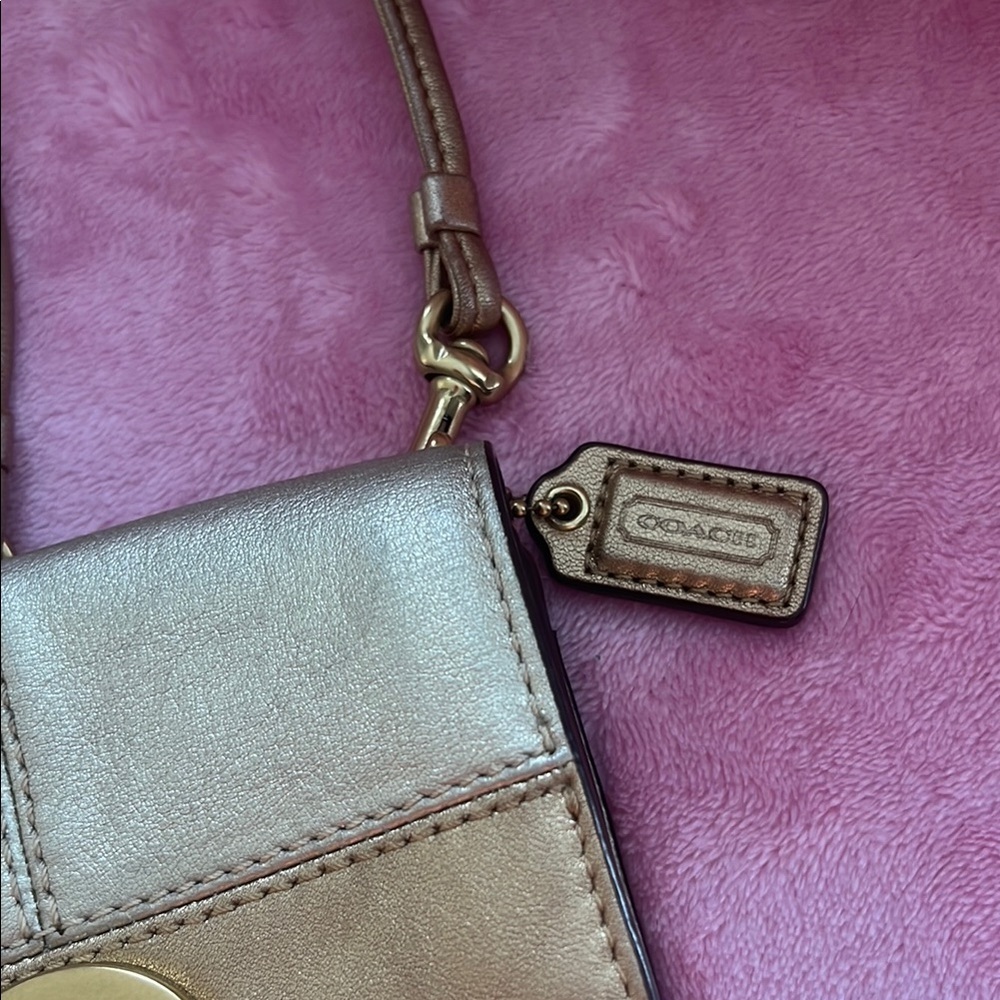 Coach Gold Mini Bag - Picture 3 of 12